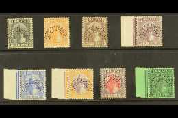 PERAK  1938-41 Perf "SPECIMEN" Eight Different Values To 50c (between SG 103s And 118s) Never Hinged Mint. Most... - Other & Unclassified