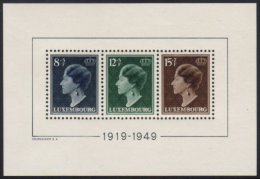 1949  30th Anniv Of Queen Charlotte's Reign M/s, Mi Bl 7, Vf NHM. For More Images, Please Visit... - Altri & Non Classificati
