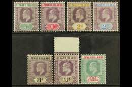 1905-08  Definitive Set Complete, SG 29/35, Very Fine Mint (7 Stamps) For More Images, Please Visit... - Leeward  Islands