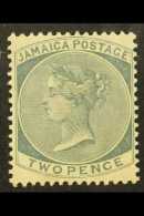 1883-97  2d Slate, SG 20a, Mint  With Good Colour, Gum A Little Toned. For More Images, Please Visit... - Jamaica (...-1961)