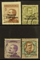 VENEZIA TRIDENTINA  1918 40c To 1L High Values Complete, Sass 24/7, Very Fine Used. Cat €1100 (£835)... - Unclassified