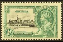 1935  Silver Jubilee ½d With "Kite And Horizontal Log" Variety, SG 145l, Fine Fresh Mint. For More Images,... - Granada (...-1974)