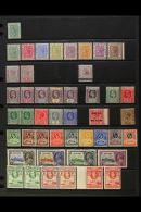 1876-1949 FINE MINT COLLECTION  On Stock Pages, ALL DIFFERENT, Inc 1876-84 2d (regummed), 1884-91 Set (ex 2d),... - Gold Coast (...-1957)