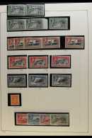 1938-51 PICTORIALS.  FINE MINT COLLECTION With Shades, Perf & Wmk Types In Hingeless Mounts On Leaves, Some... - Gibilterra