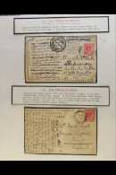 1903-1911  An Interesting Collection Of Mostly Used Picture Postcards Written Up On Leaves, Inc Various Postmark... - Gibraltar