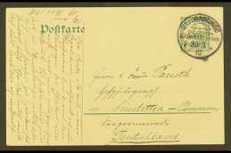 SOUTH WEST AFRICA  1910 (30 May) 5pf Postal Stationery Card Addressed To Germany, Cancelled By "Otjiwarongo" Cds,... - Otros & Sin Clasificación