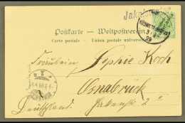 SOUTH WEST AFRICA  1899 (3 Aug) Picture Postcard Addressed To Germany, Bearing 1897 5pf Ovpt'd Stamp Tied By... - Sonstige & Ohne Zuordnung