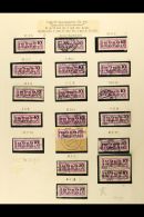 OFFICIALS  1956-59 INTERESTING USED COLLECTION Neatly Presented On Pages With A Delightful Range That Includes... - Autres & Non Classés