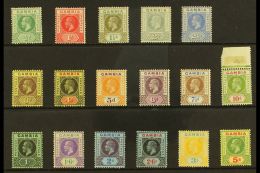 1912-22  KGV Definitive Set, SG 86/102, Fine Mint (17 Stamps) For More Images, Please Visit... - Gambie (...-1964)