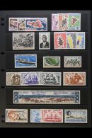 TAAF  1972-1976 NEVER HINGED MINT COLLECTION On Stock Pages, All Different, Inc 1972 & 1973 Insects Sets,... - Other & Unclassified