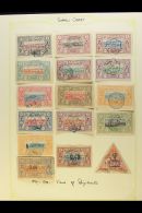 FRENCH SOMALI COAST  1894-1966 Fine Used Collection On Album Pages, Mostly All Different, And Which Includes... - Other & Unclassified