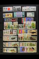 1963-82 NEVER HINGED MINT COLLECTION  An All Different Collection Which Includes 1968 Flowers Complete Defin Set,... - Islas Malvinas