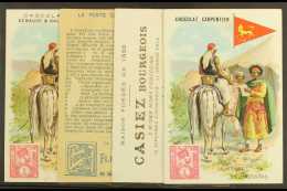 1908  Stamp Designs On Advertising Cards, All Different, Seldom Seen (4 Cards) For More Images, Please Visit... - Äthiopien