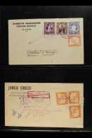 COMMERCIAL COVERS  1925-75 Group With 1925 6c Env To Germany Uprated With 1c, 3c, And 10c, And With "VIA ZACOPA"... - Salvador