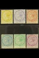 1877-9  ½d To 1s Complete, Perf.14, Wmk Crown CC Set, SG 4/9, Mint (6). For More Images, Please Visit... - Dominica (...-1978)
