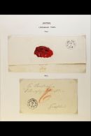 1846 - 1874 VERY FINE USED COLLECTION WITH COVERS  Highly Attractive Collection Written Up On Album Pages Incl... - Autres & Non Classés