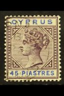1894-96  45pi Grey-purple And Blue, SG 49, Very Fine Used. For More Images, Please Visit... - Sonstige & Ohne Zuordnung