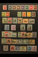 1919-36 KGV MINT COLLECTION  Presented On A Stock Page. Includes 1919 Opt'd Definitive Set, 1920 & 1924-27... - Islas Cook