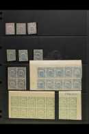 1868 MINT ASSEMBLY  An Impressive Mint Group Of The 10c To 1p Values, Scott 54/57, With 10c X3, 20c X17 Incl A... - Kolumbien