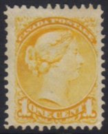 1873  1c Orange Yellow, Perf 11½x12, Montreal Printing, SG 91, Good Mint. For More Images, Please Visit... - Other & Unclassified