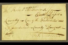 1838  Entire From County Donegall, Ireland, Addressed To Perth, Upper Canada, Forwarded To Port Sarnia, Bearing... - Otros & Sin Clasificación