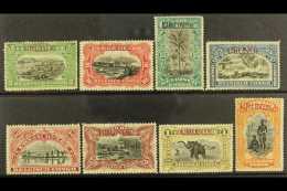 RUANDA URUNDI  1915 "URUNDA" 1st Type Local Overprints In Purple Ink, Set Complete, SG 8/14a (Cob 16/23), Lightly... - Other & Unclassified