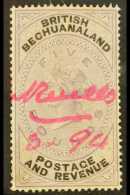1888  £5 Lilac And Black, SG 21, With Red Manuscript  Fiscal Cancel. For More Images, Please Visit... - Altri & Non Classificati