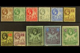 1912-16  Complete Set, SG 170/80, Fine Mint, Very Fresh. (11 Stamps) For More Images, Please Visit... - Barbados (...-1966)
