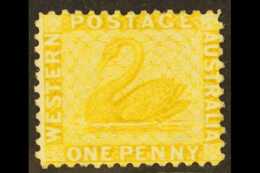 WESTERN AUSTRALIA  1882-85 1d Yellow-ochre Perf 12, SG 82, Fine Mint, Very Fresh. For More Images, Please Visit... - Otros & Sin Clasificación