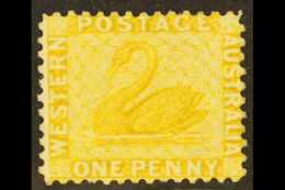 WESTERN AUSTRALIA  1882-85 1d Yellow-ochre Perf 12, SG 82, Fine Mint, Very Fresh. For More Images, Please Visit... - Autres & Non Classés