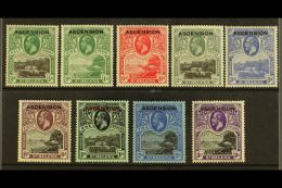 1922  Overprints Complete Set, SG 1/9, Very Fine Mint, Fresh. (9 Stamps) For More Images, Please Visit... - Ascension (Ile De L')