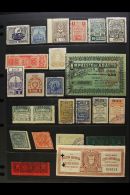 REVENUE STAMPS  1850's To 1930's Substantial And Powerful Collection/accumulation On Stockleaves And In Glassine... - Otros & Sin Clasificación