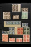 1888-9 COLOUR TRIALS & PROOFS  IMPERF 1c To 5c Values In Various Colours On Card Or On India Paper, In Pairs... - Altri & Non Classificati