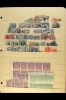 WORLD ACCUMULATION.  All Periods Mint & Used Stamps With Some Duplication Mainly On Stock Pages, Plus Some In... - Other & Unclassified