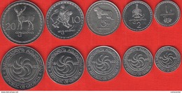 Georgia Set Of 5 Coins: 1 - 20 Tetri 1993 UNC - Georgien