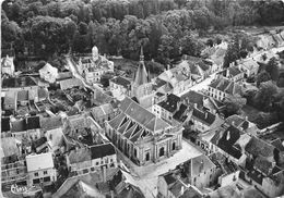 52-CHATEAUVILLAIN- VUE AERIENNE SUR L'EGLISE ET L'HOSPICE - Chateauvillain