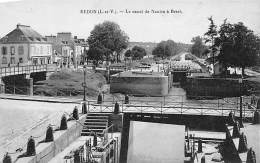 Redon     35       Le Canal  De  Nantes A Brest  .Ecluse ( Voir Scan) - Redon