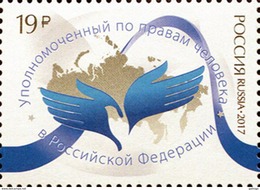 2017-2197 1v Russia Russland Russie Institute Of The Office Of The High Commissioner For Human Rights Mi 2414 MNH ** - Ungebraucht