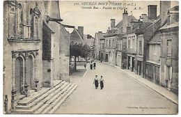 NEUILLE PONT PIERRE - Grande Rue - Façade De L'Eglise - Neuillé-Pont-Pierre