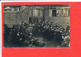 80 COMBLES Carte Photo Animée Concert De Musique Blason - Combles