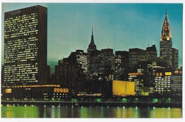 STATI UNITI U.S.A. - NOTTURNO PALAZZO ONU E GRATTACIELI #C19518 - ED. MAINZER - NUOVA NV - Empire State Building
