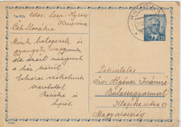 CZEHOSLOVAKIA POSTAL CARDS 1947 - Buste