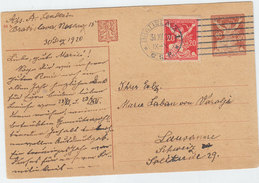 CZECHOSLOVAKIA POSTAL CARD 1920 - Enveloppes