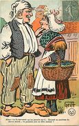 Delcampe - Themes Div -ref U74- Illustrateurs - Illustrateur Griff -la Servante  -carte Bon Etat - - Griff