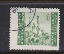 Istria Yugoslav Occupation S 53 1946 1 L Green Used - Occ. Yougoslave: Littoral Slovène