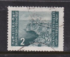 Istria Yugoslav Occupation S 55 1946  2L Grey Green Used - Occup. Iugoslava: Litorale Sloveno