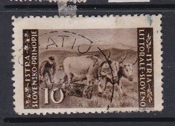 Istria Yugoslav Occupation S 58 1946 10L Brown Used - Occ. Yougoslave: Littoral Slovène