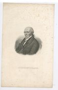 (GRAVURE EAU FORTE) "PORTRAIT DE STEPHEN GIRARD" -  GRAVÉ PAR BOUVIER FORMAT HORS TOUT 15X25 CM - Estampes & Gravures