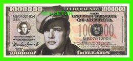 BILLETS , ONE MILLION DOLLARS - MARLON BRANDO - UNITED STATES OF AMERICA - - Andere & Zonder Classificatie