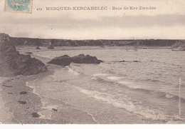 44. MESQUER KERCABELES. CPA. BAIE DE KER DANDEE. ANNEE 1905 - Mesquer Quimiac